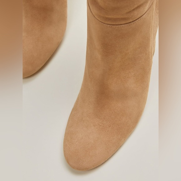 MANGO Leather High Leg Boots Size 36 - Picture 6 of 12